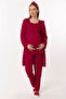 Effortt Cherry Dressing Gown Maternity Maternity Pajama Set