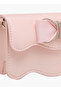 Scalloped Bow Embellished Crossbody Bag with Chain Strap Ramadan Collection - 5