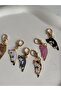 6 Colorful Cat Small Keychains (4.3 cm) - 3