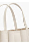 Pleated Tote Bag with Pouch - 6
