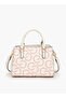 Monogram Debossed Tote Bag with Adjustable Strap - 5