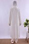 Effortt Ecru Cotton Maternity Pajama Set with Hijab - 5