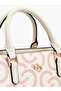Monogram Debossed Tote Bag with Adjustable Strap - 4