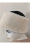 Genuine Leather Brown Snotop Fur Outdoor Leather Bork Hat Unisex - 4