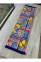 Milano Series Cobalt Fringed Runner - 2