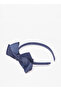 Ribbed Hairband and Bow Clip Set - 2