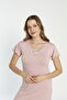 Women's Short Sleeve Cotton Nightdress / Plus Size - 5