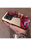 Poco X7 Compatible Silicone Edge Hard Back Case Couple Phone Case Spider Man Patterned - 2