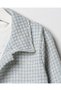 Girl's Cotton Blue Textured Jacket and Skirt Set - 3-Piece Set Including T-Shirt - 4