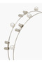 Hairband with Floral Pearl Accent - 3