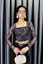 Noa Noa Tulle Square Neck Blouse - Black Black - 2