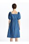 Lcw Eco Straight Drawstring Women's Jean Dress - 4