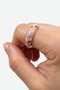 Mineli Adjustable Ring |   Floral Patterned Colorful Model