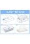 Acrylic Tissue Box Holder Clear Rectangular Facial Tissue Dispenser for Home Kitchen Office - 3