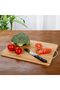Bamboo Cutting Board, Wooden Kitchen Cutting Boards with Handle for Chopping Meat, Vegetables - 6