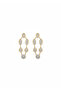 Gold Zircon Stone Long Dangle Earrings-Elegant Premium Series - 3