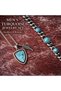 Men's Turquoise Stone Necklace and Bracelet Set – Men's Jewelry Set with Stainless Steel Chain - 5