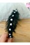 Black Feather and Beaded Crown -Bridesmaid Wedding Engagement Hair Accessory - 3