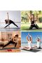 Yoga Mat Anti-Slip Exercise Mat with Carrying Bag Fitness Mat for Pilates - 5