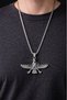Ancient Persia Symbol Ahura Mazda Faravahar Men's Steel Necklace - 7
