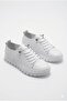 1025 Soft, Lightweight, Comfortable, Rubber-Laced Genuine Leather Women's Shoes - 5