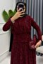 Waist Detail Lace Dress - 3