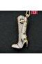 Keychain with Stone Boot Figure - 3
