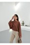Women's Wide Sleeve Off Shoulder Detailed Oversized Blouse - 6