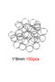 5mm 100pcs 100pcs Never Fade Stainless Steel Open Jump Rings 4/5/6/8/10mm Split Rings Connectors For - 5