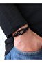 black 18.5cm-25cm Celtic Knot Infinity Bracelet, Genuine Leather Bracelet, Men's Celtic Jewelry, Men - 7