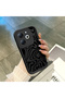 Infinix Smart 8/8 Pro Compatible Black Silicone Case Shockproof Lens Protection Quality Printing Pattern