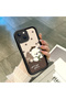 iPhone 14 Plus Compatible, Cute Cat Pattern Silicone Phone Case.