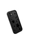 iPhone 12 Compatible Black Silicone Case with Shockproof Camera Protection - 3
