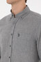 Men's Gray Long Sleeve Shirt 50308596-Vr024 - 7