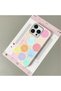 غطاء هاتف من السيليكون متوافق مع iPhone 14 Pro، مزود بنمط وجه مبتسم مضحك وملمس جلدي.
