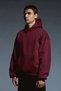 Zemli̇ya-Men's 3 Thread Oversize Plain Sweatshirt – Street Fashion Relaxed Fit - 2