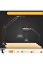 Overhead Camera Mount with 10" Selfie Ring Light and Phone Holder for Desk - 4