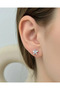 Xuping Silver Star Earrings - 25-Xpkp308