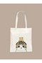 Cat and Mouse Printed Cloth Bag