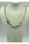 Steel Gold Milky Way Necklace - 25-Clkk62 - 2