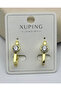 Xuping Gold Solitaire Earrings - 25-Xpkp210 - 2