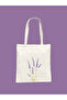 Minimal Lavender Printed Cloth Bag