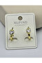 Xuping gold stone strawberry earrings - 25-xpkp192 - 2