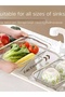 Stainless Steel Expandable Sink Colander, Adjustable Square Mesh Drain Basket for Kitchen - 3