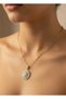 Steel gold mix necklace - 25-clkk125