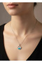 Steel Silver Fish Necklace - 25-Clkk59