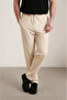 Men's Beige Baggy Loose Fit (Oversize) Parachute Fabric Sweatpants – Quick-Drying, Lightweight, and Comfortable - 4