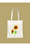 Watercolor Sunflower Printed Cloth Bag
