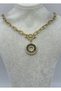 Steel Gold Chain Necklace - 25-Clkk230 - 2