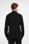 Black Buttoned Collar Pocket Long Sleeve Slim Fit 100% Cotton Shirt 1004255213 - 5